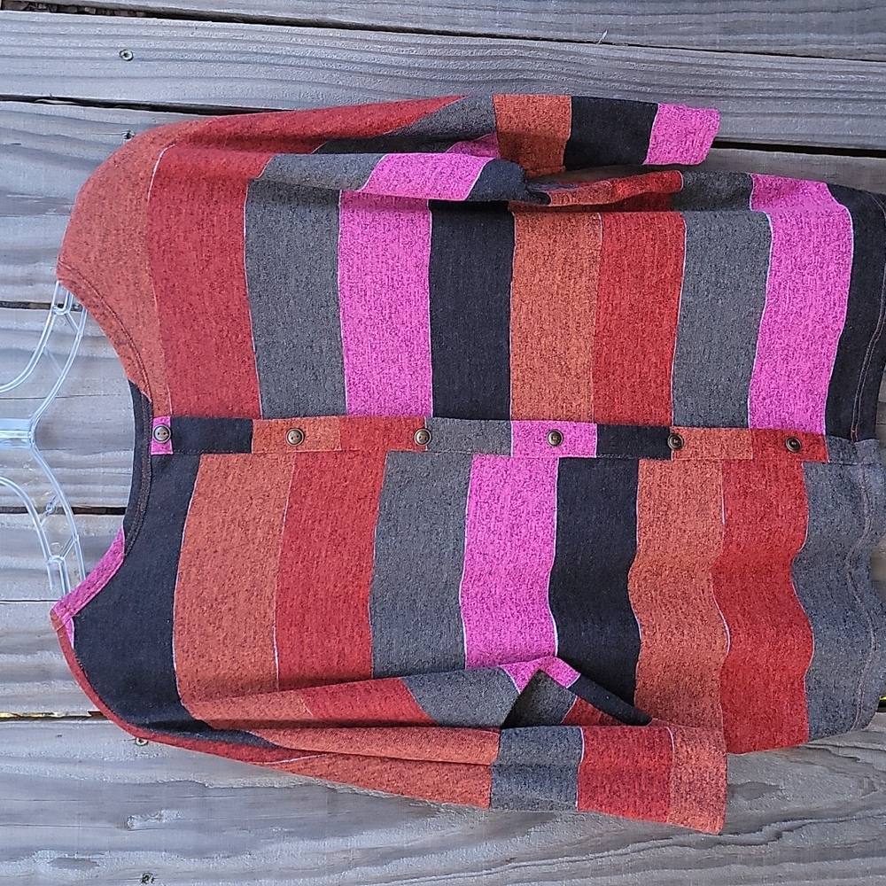 Multi-Colored Striped Pull Over - Picture 4 of 5